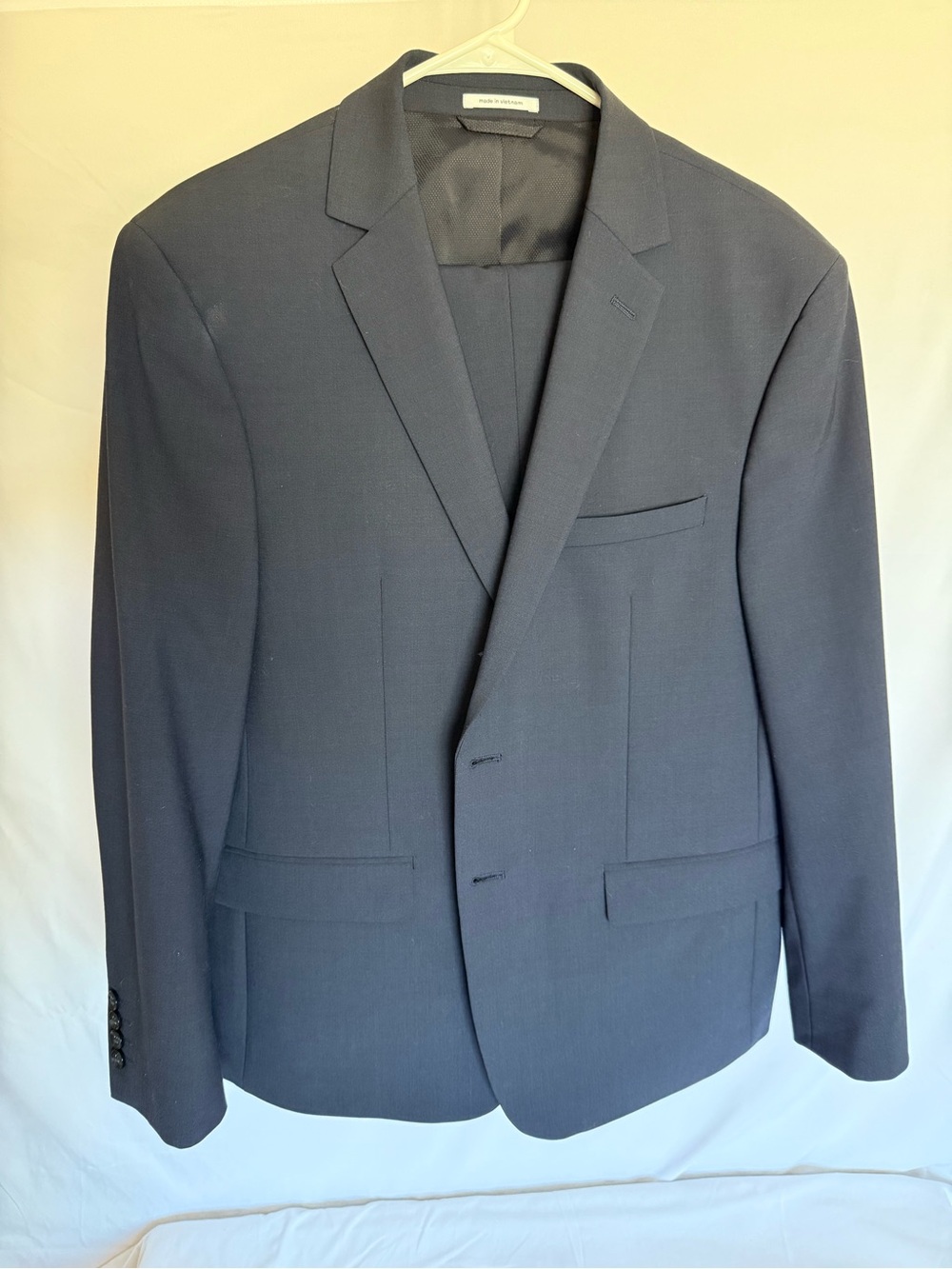Bar III Men's Dark Navy Single-Breasted Suit Blazer